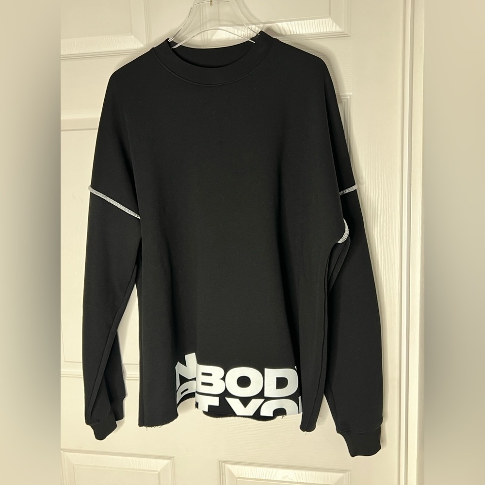 Sonder Brent Faiyaz Streetwear “Nobody But You” Black Sweatshirt Sz M - Picture 12 of 12